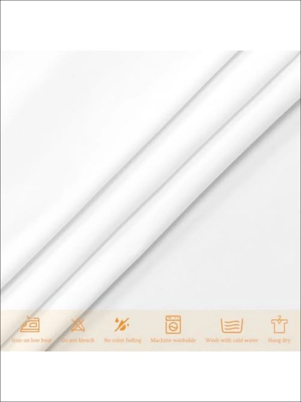 10 Pack White Tablecloths for Rectangle Tables 60x102 Inch Polyester Stain